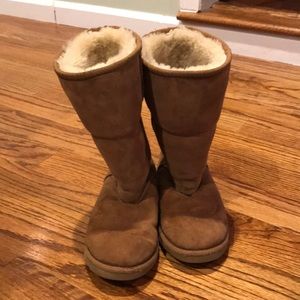 Girls Chestnut Tall Ugg Boots
